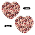 thumbnail image 2 of Kdxio Skull rock record music heart Pocket Mirror, 1X/2X Travel Makeup Mirror 2-Sided Folding Small Mirror Portable Double-Sided Magnifying Cosmetic Mirror for Gift-Heart Shape, 2 of 9