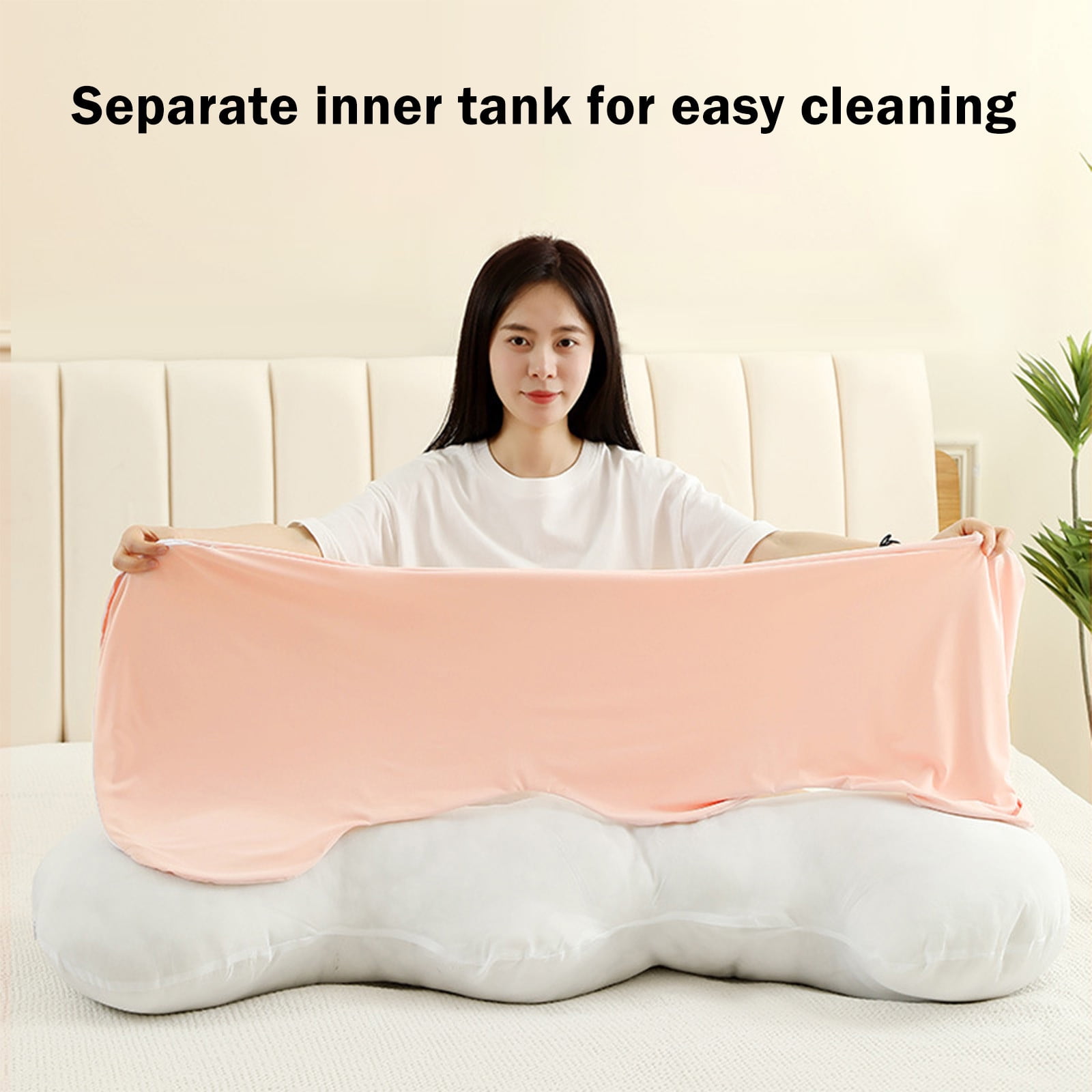JOGZMZ Cool Body Pillow for Adults Extra Long Pillow for Bed Shredded Memory Foam Full Pillows Home Improvement