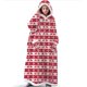 thumbnail image 1 of Chaqueta con capucha y manta para perezosos, manta de franela, ropa para perezosos, pijamas, sudadera con capucha, 1 of 6