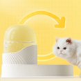 thumbnail image 4 of 2L Pet Cat Automatic Feeder Large Capacity Puppy Kitten Drinking Fountain PP Dog Food Bowl Water Dispenser Storage Container (Drinking white), 4 of 7