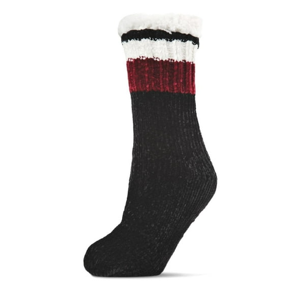 MeMoi Women's Varsity Chenille Plush-Lined Slipper Socks - Mens - Male