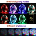 thumbnail image 3 of Tira de luces LED RGB SMD2835 con retroiluminación USB para TV, decoración navideña, 3 of 4