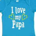 thumbnail image 4 of Inktastic I Love My Papa Hearts Boys or Girls Baby Bodysuit, 4 of 5