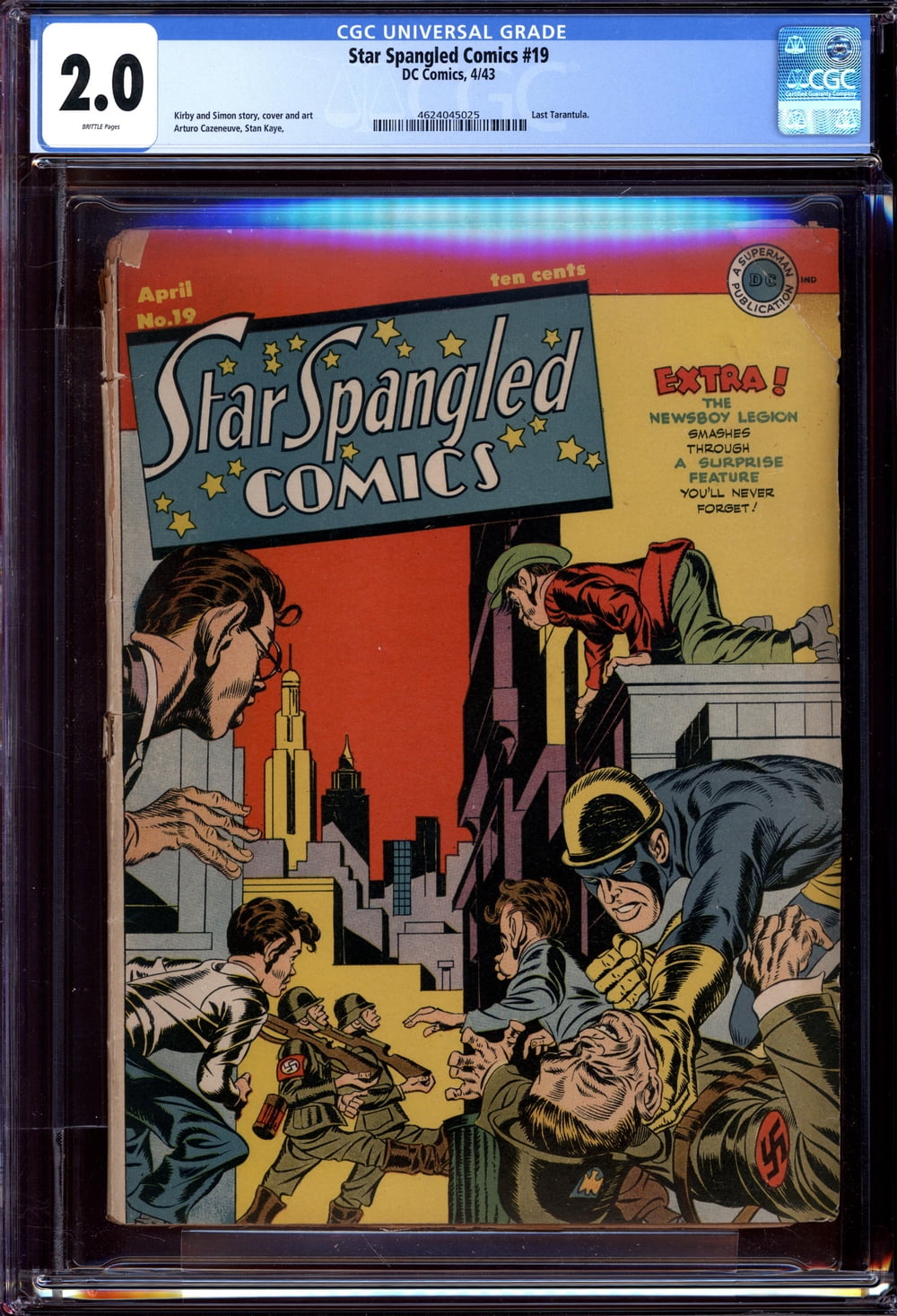 Cover of Star Spangled Comics #19