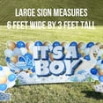 thumbnail image 2 of VictoryStore It's A Boy Oversized EZ Yard Card, 36" x 72", 2 of 9