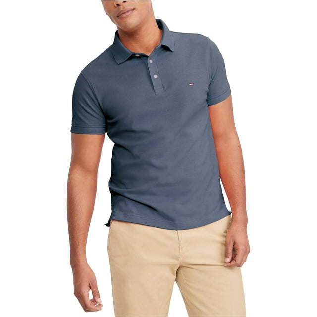 Tommy Hilfiger Polo 1985 pour Homme, Bleu, XX-Grand