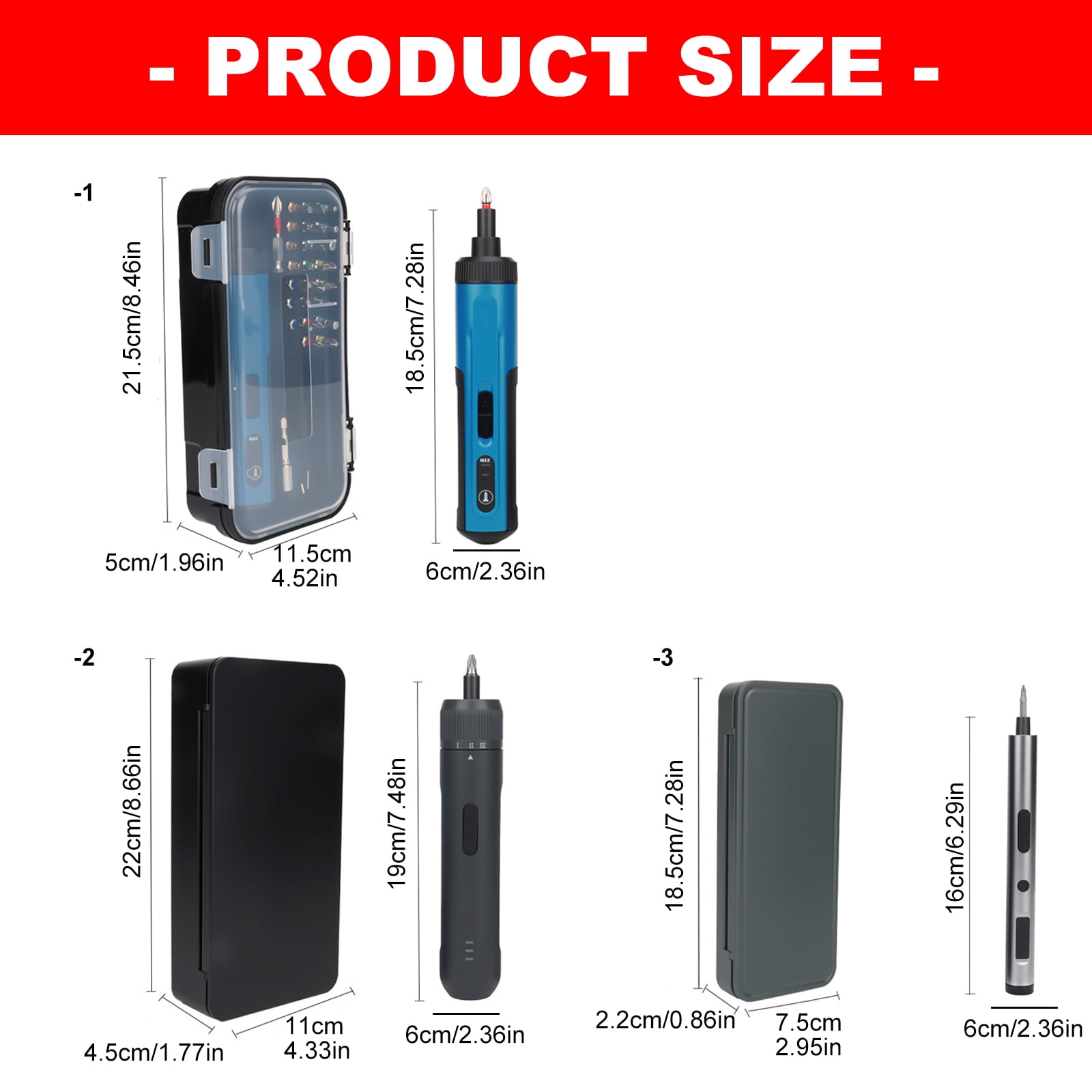 Rechargeable Electric Screwdriver With 2000mAh And LED Light For Home Repair And Projects