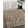 thumbnail image 2 of Ahgly Company Indoor Square Contemporary Rust Pink Southwestern Area Rugs, 6' Square, 2 of 6