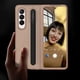 thumbnail image 3 of Funda De Teléfono Compatible Con Samsung Galaxy Z Fold 3 5G Funda Con Portalápices Funda Trasera De Cuero Antideslizante A Prueba De Golpes matsuzay EL016488-04, 3 of 5