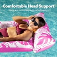 thumbnail image 2 of 2-Pack Inflatable Pool Floats Mat - XL Pool Floaties Adults Size with Headrest, Sun Tanning Raft Lake Beach Swimming Pool Party Toys Floating Lounge Above Water Keep Cool, 2 of 7