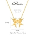 thumbnail image 2 of GDCOIN Butterfly Necklace 14K Gold Plated Animal vogue Jewelry for Women, 2 of 6