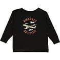 thumbnail image 3 of Inktastic Aircraft Spotter Plane Lover Boys or Girls Long Sleeve Toddler T-Shirt, 3 of 5