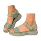 thumbnail image 3 of WILLBEST Sandalias Casuales Para Mujer Sandalias Cómodas Para Uso Diario Con Diseño Hueco Y Cierre Para Atuendos Casuales Y Actividades De Verano, 3 of 9
