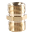 thumbnail image 6 of Yauxim Cleaning Machine Connector High Pressure Washer Hose Extension Connector Adapter, M22-15mm M22-14mm Male Adapter, M22-14 to 15MM Male Brass Fitting, 6 of 7