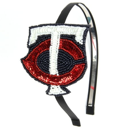 Minnesota Twins Women's Sequin Beaded Horseshoe Headband - No Size