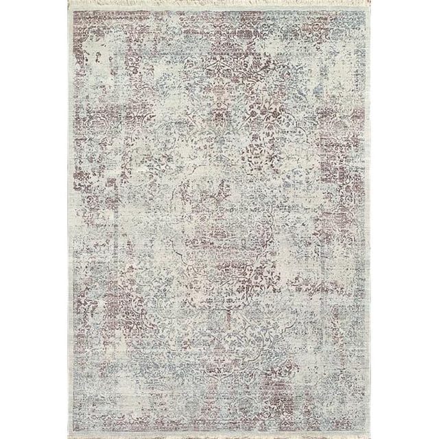 Dynamic Rugs ER9129667130 7.8 ft. x 10 ft.7 Eternal 9667 Rectangle Contemporary Area Rug - 130 Ivory & Red
