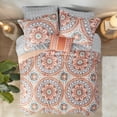 Home Essence Nepal Bed in a Bag Comforter Bedding Set, Orange, TwinXL