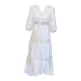 thumbnail image 3 of Vestido de verano para mujer, ligero, elegante, para playa, largo, de hadas M, 3 of 9