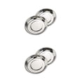thumbnail image 1 of Naiovety Stainless Steel Round Dinner Plate Dish Small Plates, Holder Disc Dish 18cm Steel Stainless Small Non-Magnetic 22cm. Plate 2piezas, 1 of 6