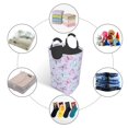 thumbnail image 5 of Lsque Purple Butterfly Laundry Basket, Laundry Hamper, Dirty Clothes Hamper for Laundry, Collapsible, Waterproof Laundry Baskets with Aluminum Handles for Laundry, Dorm, Family, 5 of 6