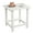 White, variant on SOLLED Outdoor Adirondack Side Table 17 Inch Weather-Resistant HDPE Heavy Duty Square Patio End Table for Backyard Poolside Porch,White
