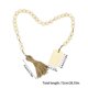 thumbnail image 3 of Wooden Beads Garland with Tassels and Tag DIY Home Beads Vintage Home Decoration for Kids, 3 of 6