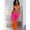 Orange-L, variant on Ombre Orange Pink Halter Bikini Set With Fringe Skirt - 3 Piece