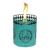 TIKI® Brand 6-inch Clean Burn FlameShield® Tabletop Torch Lantern Teal