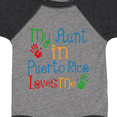 thumbnail image 4 of Inktastic My Aunt in Puerto Rico Loves Me Boys or Girls Baby Bodysuit, 4 of 5