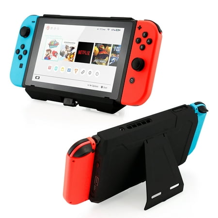 Oct17 for Nintendo Switch Battery Charger Case 2 in 1 External Battery Pack with 10000mAh Charge Travel Portable Power Bank Stand for Nintendo Switch