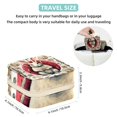 thumbnail image 5 of Rabbit Travel Portable Square Earring Organizer with Necklace Holder - Jewelry Box, Display Case - Store Rings, Earrings, Necklaces, Bracelets - Suitable for Girls and Women, 5 of 6