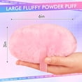 thumbnail image 2 of WSYUB Extra-Large Body Powder Puff - 6 Inch Ultra Soft Fluffy Velour Powder Puff, Pink, 2 of 7
