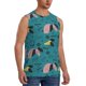 thumbnail image 2 of Balery Dachshund Dog Camisetas sin mangas para hombre, absorbe la humedad y protege contra el mal olor.-Medium, 2 of 7