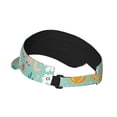 thumbnail image 3 of Daiia Elephant and Flowers Pattern Sport Sun Visor Hats Visor Cap Adjustable Empty Top Baseball Cap Cotton Ball Caps for Women and Men, 3 of 8
