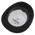 thumbnail image 5 of Deadman - Walrus Hats Wool Felt 4.5 in. Height Low Crown Top Hat - H7019, 5 of 5