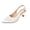 White, variant on Viluyesy Pumps for Women Pointed Toe Slingback Kitten Heel Comfortable Dress Work Shoes Casual Walking Black Size 6.5