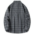 thumbnail image 3 of Miqool Flannel Shirts for Men Casual Long Sleeve Button Down Shirts Classic Fit Flannel Plaid Shirts with Pocket (Reg. or Big& Tall), 3 of 4