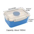 thumbnail image 2 of Food Reusable For Lunch Spoon Salad Container Large With Dressing Cup, 2 of 5