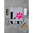 thumbnail image 3 of Love Paws T-Shirt Men -Smartprints Designs, Male 4X-Large, 3 of 4