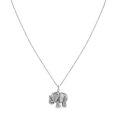 thumbnail image 6 of LeCalla 925 Sterling Silver Elephant Charm Pendant with Chain Good Luck Necklace Gifts for Women and Teen 25MM, 6 of 9
