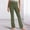 Army Green, variant on Girl's Flare Leggings High Waisted Soft Yoga Pants Solid Color Casual Kids Dance Running Bell Bottom Pants 2-13 Years