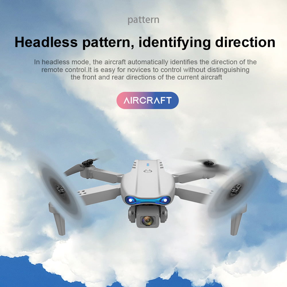 Yar E99 Drone avec caméra 4K - Drone avec caméra extérieure/intérieure -  Mini drone 