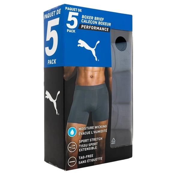Puma Men’s Active Boxer 5-pack (Large)