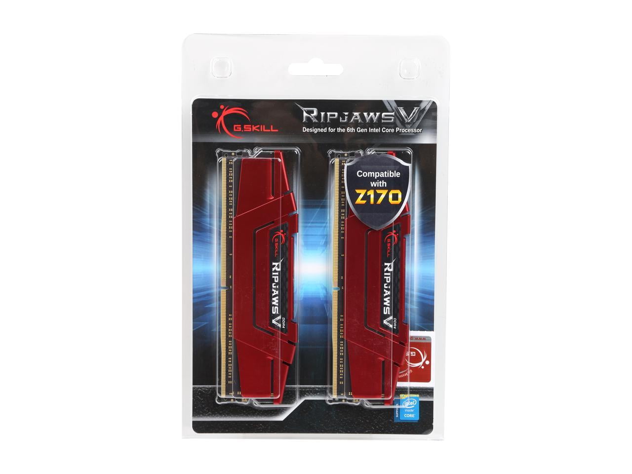 DDR4-2400 4GB×2(G.SKILL RIPJAWS V) Desktop Memory (U-DIMM/CU-DIMM) - Ripjaws V - G.SKILL