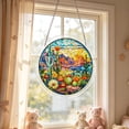 thumbnail image 4 of Acrylic Suncatcher Puzzle, Colorful Desert Cactus Stained Glass Window Hanging Panel, 8 Inch Home Decor, Ideal Mother's Day & Birthday Gifts for Mom, Grandma, Women & Wife, 4 of 6