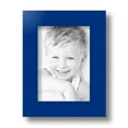 thumbnail image 2 of ArtToFrames 5" x 7" Blue Picture Frame, 5x7 inch Blue Wood Poster Frame (WOM-4118), 1 Pack, 2 of 6
