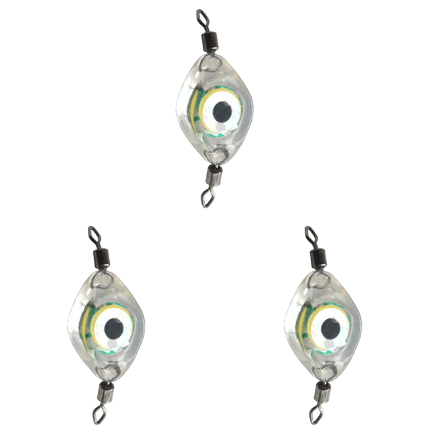 Kuymtek Lámpara LED Que Atrae A Los Peces Forma Ojo Señuelo Pesca para El (multicolor)