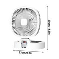 Upgraded Outdoor Fan Convenient High Wind Folding Fan Charging Wireless