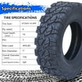 thumbnail image 4 of EastVita AT28x9-12-6PR TL VULCAN TL KNIGHT ATV Tires,All Terrain ATV UTV Off-Road Tires(Set of 2, Tubeless), 4 of 7