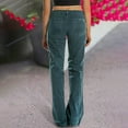 thumbnail image 3 of Kaemgyyd Jeans for Women Casual Fashion Low Rise Stretch Denim Pants Trendy Button Wide Leg Trousers with Pockets, 3 of 7